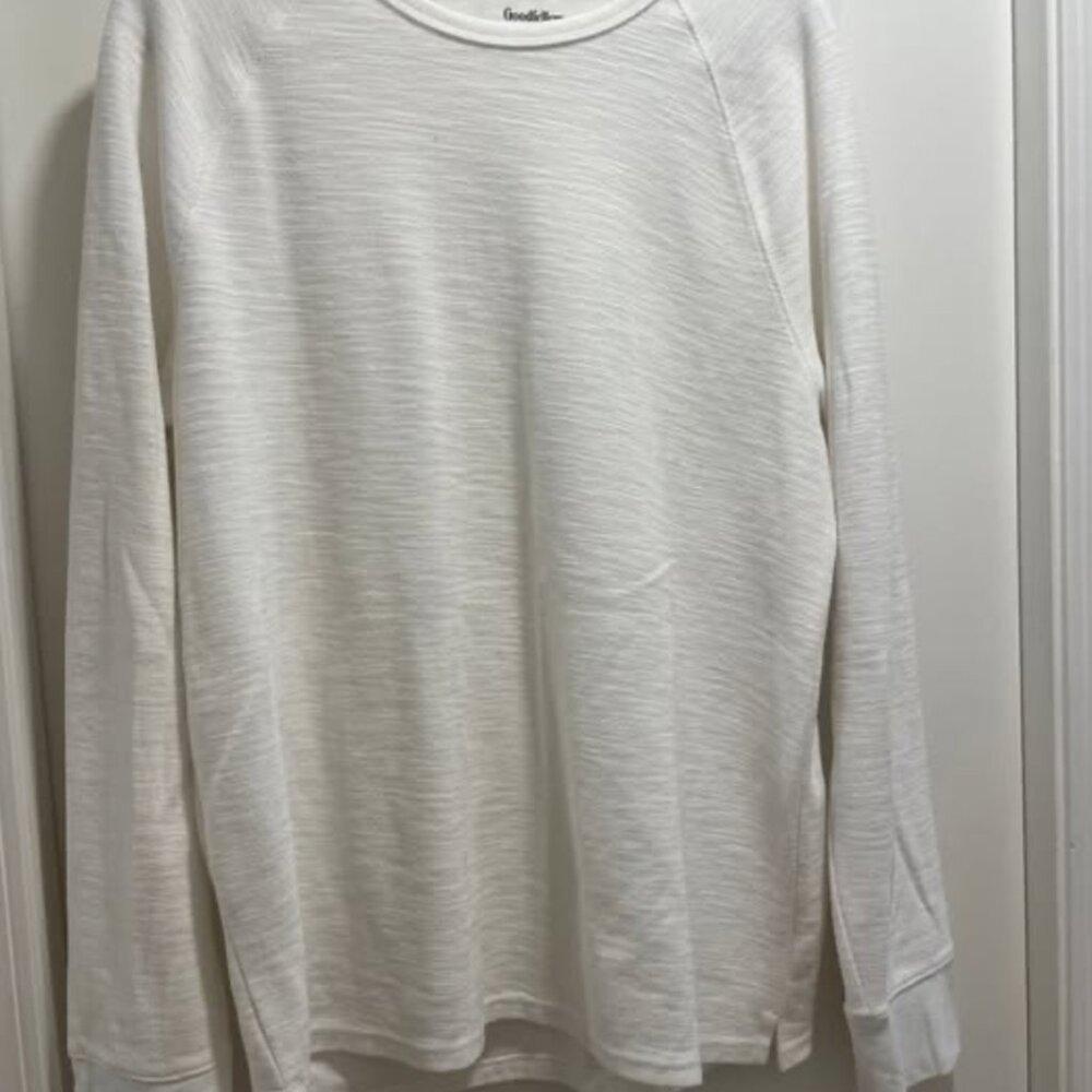 New Goodfellow Thick White Thermal Long Sleeve - L